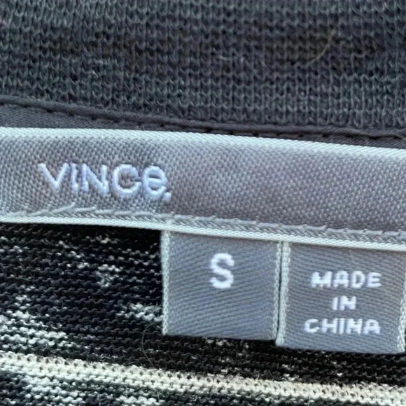 Vince Linen Colorblock Top - Picture 3 of 7